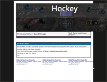 Tablet Screenshot of hockeynation.mybbextra.com